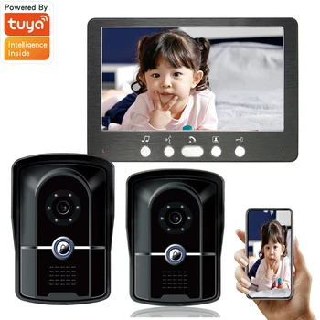 Tuya Akıllı WİFİ Video İnterkom Özel Ev İnterkom Kapı Zili Kamera Açık Güvenlik Koruma İnterkom Sistemi Ev için