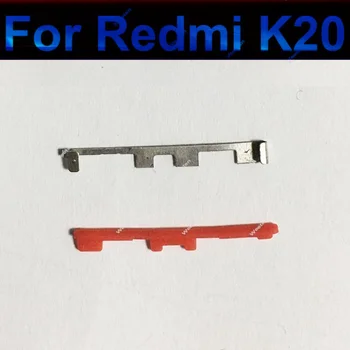 K20 K30 Pro Yan Düğme Toka Cıvata Braketi Güç Ses Anahtar Anahtarı Braketi Yapış Conta Xiaomi Redmi İçin Not 7 9 Pro 8 9 9S 5G