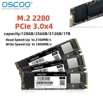 OSCOO 512 GB M. 2 2280 SSD Dahili Nvme M2 Katı Hal Sürücü PCIe3.0 2100 mb/s sabit disk Ssd 2280 Dizüstü Masaüstü için
