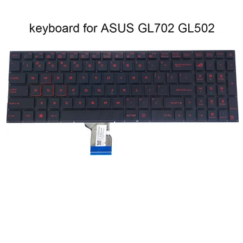 ABD İngilizce Arkadan Aydınlatmalı Klavye için Asus ROG Strıx GL702 VM GL702VM GL702VS GL502 VS GL502VM Oyun Dizüstü Klavyeler Kırmızı V156230ES3