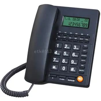 Sabit Telefon Masaüstü Ev Telefonu Yaşlılar Arayan Entegre Telefon Ev için