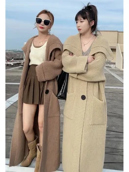 Kore tasarım 2025 klasik doğal tilki kürk palto kabanlar vintage gerçek tilki kürk siper