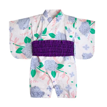 Sevimli Çocuklar Kimono Yaz Bebek Kız Giyim Romper Tulum Kısa kollu Bornoz Yenidoğan Erkek Kimono Unisex Playwear
