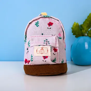 Kadın Kız Çiçek Tuval bozuk para cüzdanı Değişim Kılıfı el çantası Cüzdan Renkli Mini Sırt Çantası Tarzı Bozuk Para çantası Çantalar Çocuklar Hediyeler