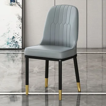 Moda Güzel yemek sandalyeleri Lüks Avrupa Yatak Odası Beyaz Sandalye Ergonomik Ofis Sillas Para Sala De Estar Otel Mobilyaları