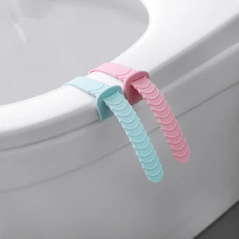 2 Adet Tuvalet klozet kapağı Kaldırıcı Kolu Closestool Klozet Silikon Kaldırma Kaldırıcılar Dokunmaktan Kaçının Hijyenik Kirlenmeyi Önleyin El