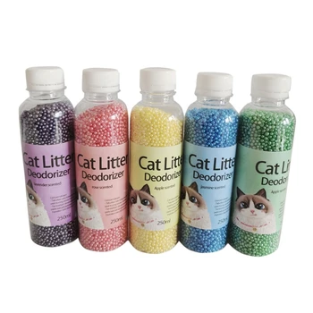 Doğal Aktif Karbonlu Kedi Kumu Koku Gidericili Ev için Kedi Deodorantı Boncukları