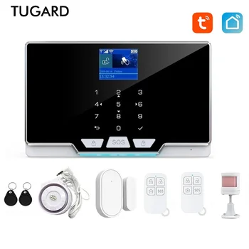 TUGARD G20 GSM WiFi güvenlik alarm sistemi Kiti için Tuya Akıllı Güvenlik Ev Alarmı İle 433MHz Kablosuz Yanmaz hırsızlık önleme alarmı