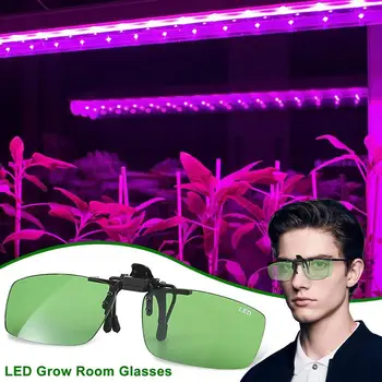 Işık büyümeye yol açtı odası gözlük profesyonel klip UV polarize güvenlik gözlükleri kapalı hidroponik bitkiler ışık koruyucu gözlük