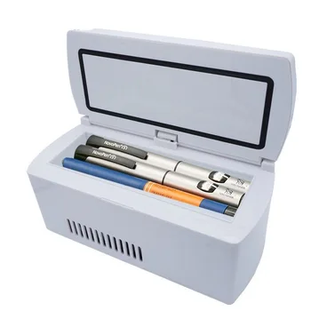 Insülin araba buzdolabı ilaç soğuk kutu carry-on taşınabilir mini küçük soğutma akıllı sabit sıcaklık şarj