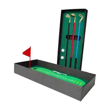 Golf Topu Kalem Hediye Seti Golf Aksesuarları Eğlenceli Oyuncak Mini Masaüstü Oyunları Golfçüler için Yetişkin Erkek Kadın Erkek Arkadaşı Baba