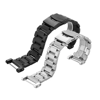 Paslanmaz Çelik Watchband Bilezik Suunto Çekirdek Serisi Traverse saat kayışı Kayış Katı Metal saat kayışı Erkek Askısı Aksesuarları