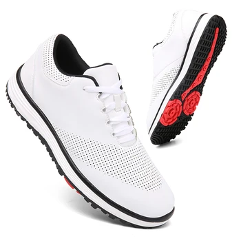 Yeni Profesyonel Golf ayakkabıları Rahat Golf Sneakers Boyutu 36-48 Lüks Golfçüler Ayakkabı Anti Kayma Atletik Spor Ayakkabı