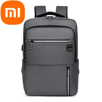 Xiaomi 2023 Yeni erkek İş Sırt çantası USB Şarj Bilgisayar Çantası Çok Fonksiyonlu Dış Ticaret erkek Laptop Sırt Çantası
