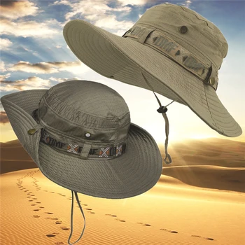 Yaz güneş şapkası Erkek Şapka Açık UV Koruma Büyük Geniş Ağız Yürüyüş Balıkçılık Kamp Örgü Nefes Kap Yeni