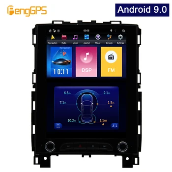 Android 10 Renault Koleos 2016 - 2019 İçin Tesla Dikey Ekran Araba Radyo teyp Multimedya Stereo Çalar GPS Navigasyon