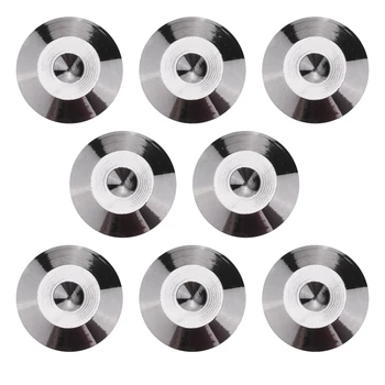 8 ADET Metal Darbeye Dayanıklı Ayak Sivri Pedleri Standları Paspaslar Hoparlörler CD Çalarlar Turntable Amplifikatör DAC Kaydedici Ayak Pedi