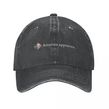 Astarion Onayladı BG3 beyzbol şapkası Vintage Sıkıntılı Denim Yıkanmış Baldurs Kapısı güneşlikli kep Erkekler için Açık Koşu golf şapkaları Şapka