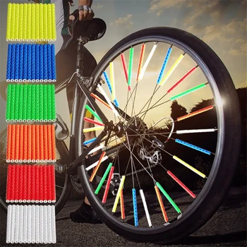 Yeni renk bisiklet yansıtıcı sıcak tekerlekler ölü sinek çelik tel kart bisiklet dişli paketi yansıtıcı etiket başına 12