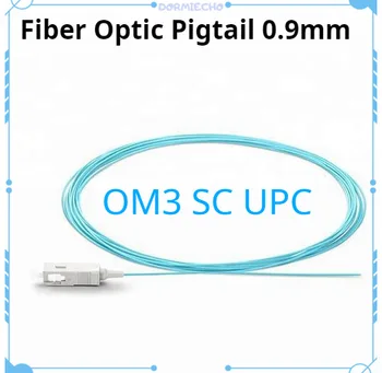 OM3 SC UPC Fiber Optik Pigtail 0.9 mm Simplex PVC 10 Gigabit Çok Modlu Yüksek Kalite Ücretsiz Kargo 