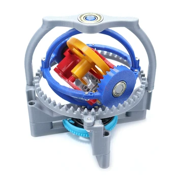 Üç eksenli Tourbillon modeli Mekanik yapısı saatler 3D baskılı bilimsel Yaratıcı dekompresyon oyuncaklar Öğretim ekipmanları
