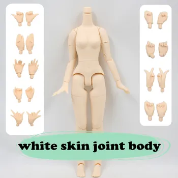DBS blyth doll vücut beyaz cilt ortak vücut 21 cm oyuncak vücut