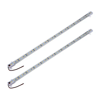 2 Adet 50CM 5630 SMD 36 LED Sıcak Beyaz Alüminyum sert şerit bar ışığı Lambası