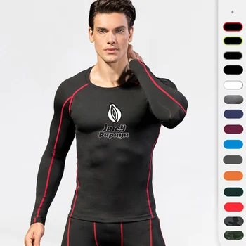 Erkek UV Koruma Tayt Rashguard Erkekler Uzun Kollu Mayo Yüzmek Döküntü Guard Hızlı Kuru Sörf T Shirt Yüzme dalgıç giysisi S-XXL