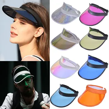 Boş Üst spor aksesuarları Şeffaf Yaz beyzbol şapkası Bisiklet güneş şapkası Anti-UV Güneşlik Şapka vizör kep