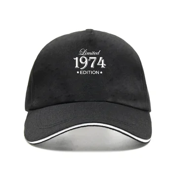 Komik 48 Yaşındaki Hediyeler Vintage 1974 Sınırlı Sayıda doğum günü şapkası Grafik Pamuk Siperliği Siperliği Fatura Şapka