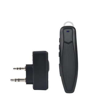 Walkie talkie Kablosuz Kulaklık K Fiş Bluetooth Adaptörü Handsfree ile K5 Baofeng UV-5R BF - 888S İki Yönlü Telsiz Quansheng UV-K5