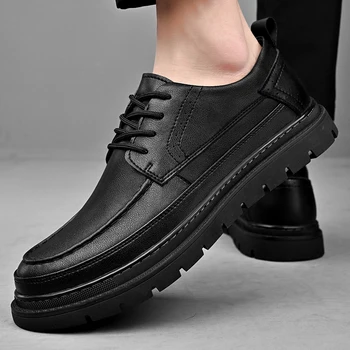 Erkekler rahat ayakkabılar hakiki deri Nefes Erkekler Sneakers 2023 Yeni Erkek Rahat inek Deri düz ayakkabı Sneakers erkek ayakkabısı