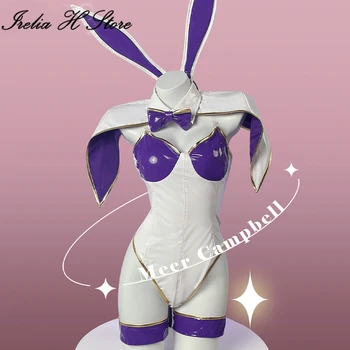 Ön satış Irelia H Mağaza TOHUM KADER Meer Campbell Tavşan kız Cosplay Kostüm Anime kostümleri kadın seksi