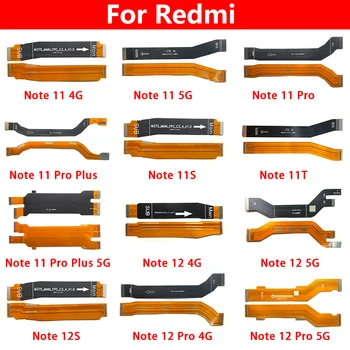 Orijinal Ana Anakart Flex Kablo Xiaomi Redmi İçin Not 11 12 Pro 4G 5G Artı Ana Kurulu Konektörü USB Kurulu LCD Ekran Flex