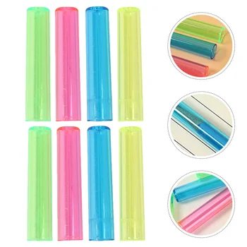 230 Adet Kalem Kutusu Ucu Koruyucu Kapak Kalem Kapağı Plastik Renk Koruyucu Toppers Kapaklar Ofis için