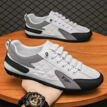 Erkek spor Ayakkabı kaymaz Adam 2024 Yeni Moda Rahat Düşük Üst Ayakkabı Hafif erkek ayakkabıları Moda Trendi Açık yürüyüş ayakkabısı