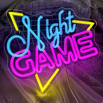 Oyun Gece Neon Burcu Duvar Dekor Arcade Oyun Neon Oyun Odası Dekor için Adam Mağara Yatak Odası Parti Kulübü Erkek Gençler Doğum Günü Hediyeleri