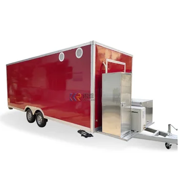 2023 Çörek Sepeti Kahve gıda kamyon sokak yemeği Römork gıda kamyon Tam Mutfak Ekipmanları
