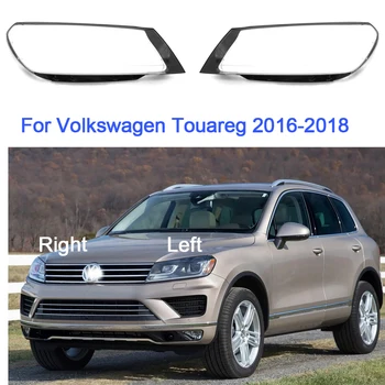 Araba Far Kapağı Volkswagen Touareg 2016 İçin 2017 2018 Yedek Abajur Kapağı Pleksiglas Far Kabuk Araba Aksesuarları