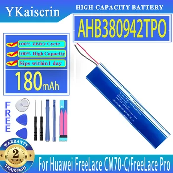 YKaiserin Pil AHB380942TPO 180mAh Huawei FreeLace Pro İçin CM70-C M0002 kablosuz bluetooth Kulaklık Piller