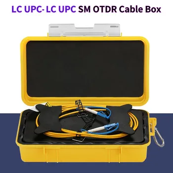 LC / UPC-LC / UPC OTDR Ölü Bölge Eliminator, Fiber Halkalar, Fiber Optik OTDR Lansmanı Kablo Kutusu 1 km SM 1310/1550nm