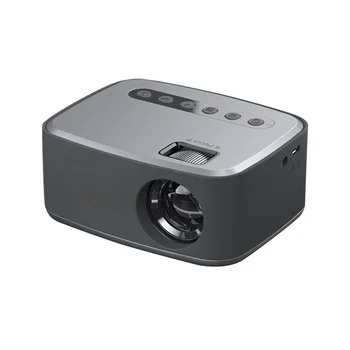 T20 Mini Projektör 1080P Video Beamer Multimedya Ev Sineması Film Projektör Ev Sineması için Açık Beamer USB-ABD Plug