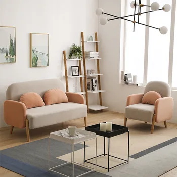Kore Kanepe Salonu Oturma Odası Zemin Parti İskandinav Tasarım Meditasyon Balkon Kol Dayama Sevimli Sandalye Klasik Divano Modern Mobilya