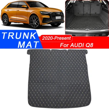 Özel Araba Gövde Ana Paspaslar Audi Q8 2020-Present Su Geçirmez Anti Scratch kaymaz koruyucu kapak Dahili Oto Aksesuar