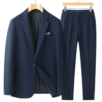5376-RD moda jakarlı erkek kısa kollu Özelleştirilmiş takım elbise erkek 2018 yaz yeni marka erkek giyim