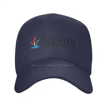 Gizli İletişim Logo Baskı Grafik Rahat Kot kap Örme şapka beyzbol şapkası