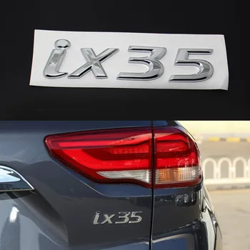 Hyundai ix35 için Amblem Çıkartması Logo Arka Bagaj Kuyruk Tabela Araba Çıkartmaları