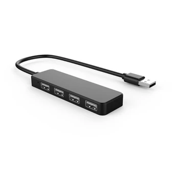 PC Dizüstü Dizüstü Masaüstü için 4 portlu USB Hub Taşınabilir Kompakt