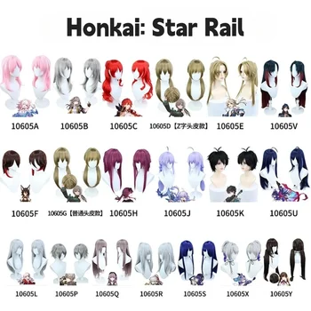 Honkai: Yıldız demiryolu Cosplay peruk yeni klasik oyun çizgi film karakteri saç baş parti sahne