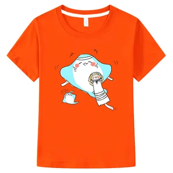 Cennet Yetkilileri Nimet TGCF Rahat Anime T-shirt Moda Grafik Tshirt %100 % Pamuk kısa kollu t-shirt Erkek / kız T Shirt